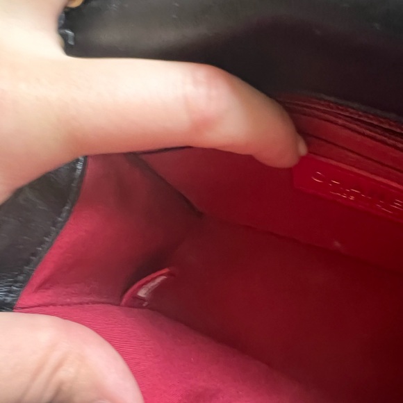 Chanel Bags | Authentic Chanel Vintage Mini Square Flap Bag | Color:Black - Picture 5 of 8